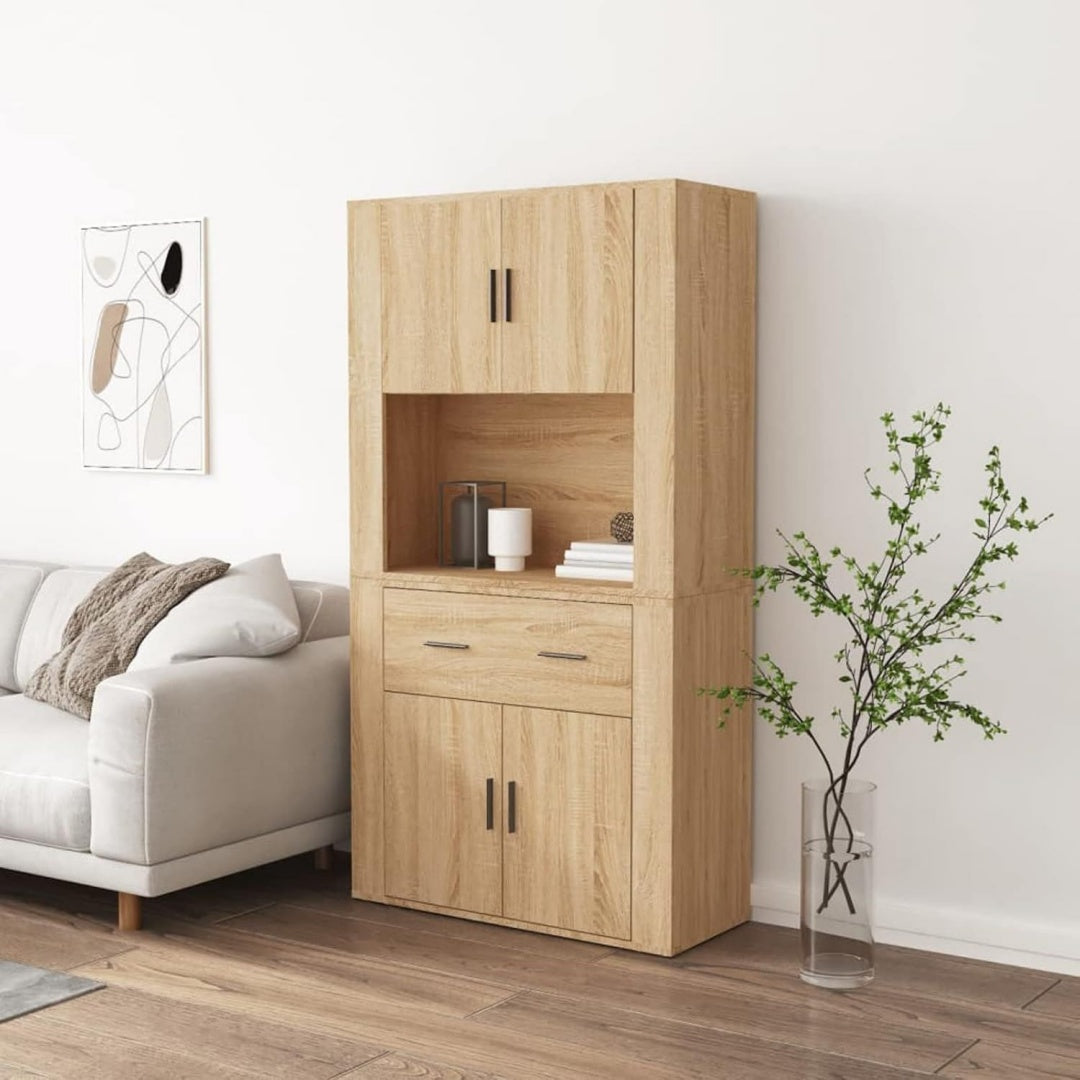 Gris clair enfilade, 96, 5 x 35 x 18, 5 cm