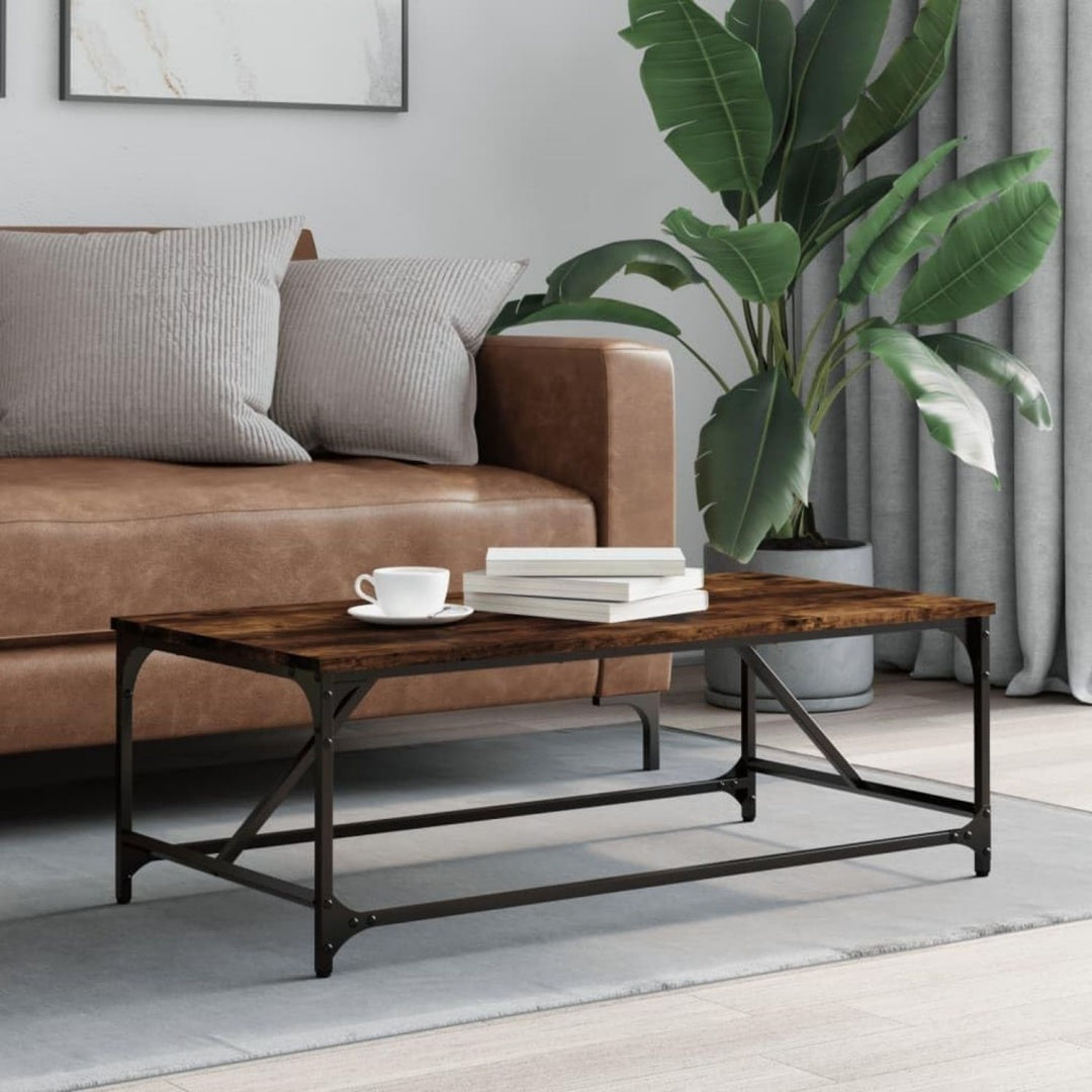 Table basse gris 100 x 50 x 35 cm