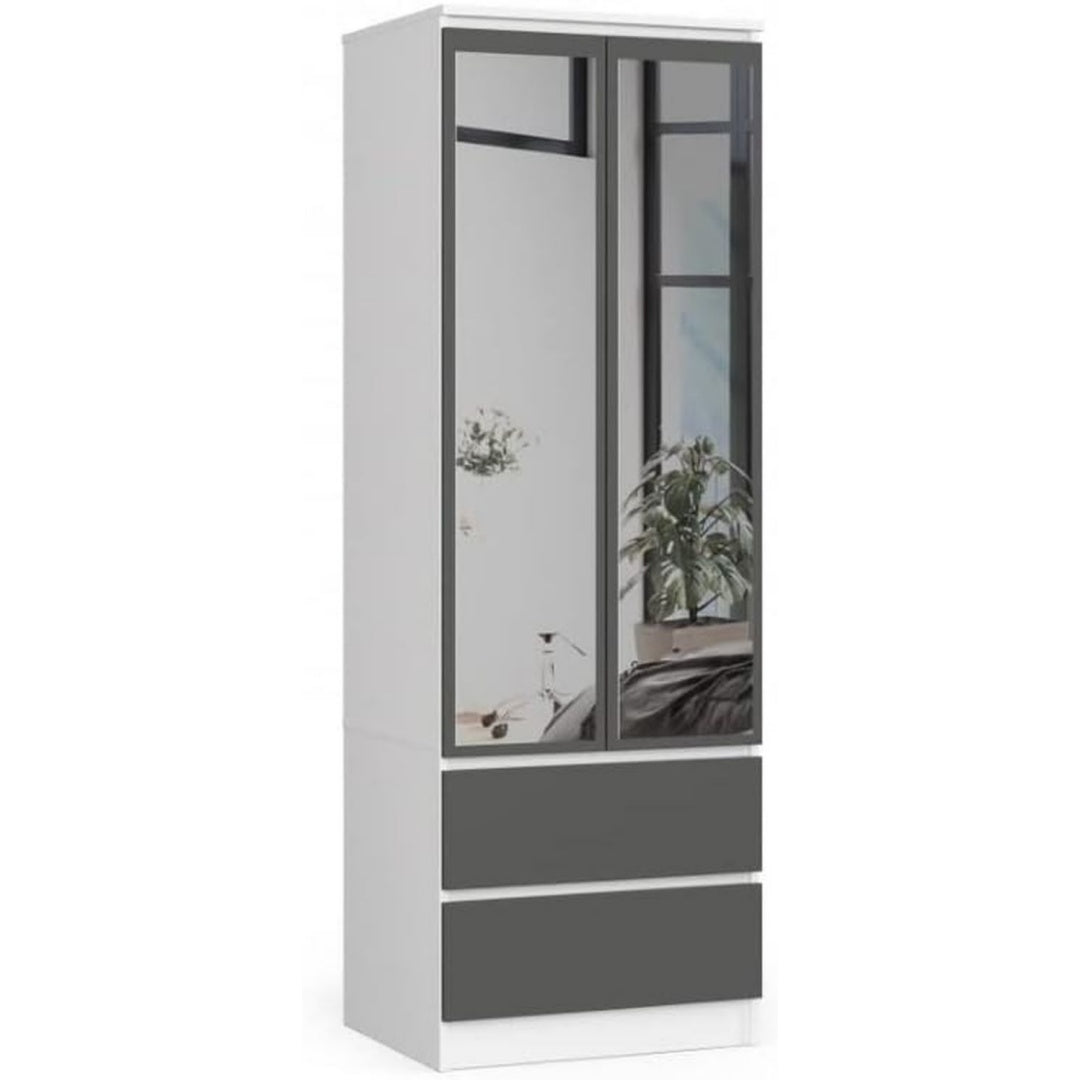 Armoire gris authentique moderne 180 x 60 x 51 cm