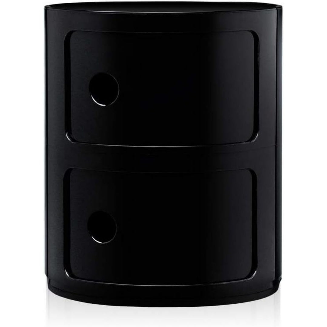 Armoire de rangement esprit industriel Noire moderne