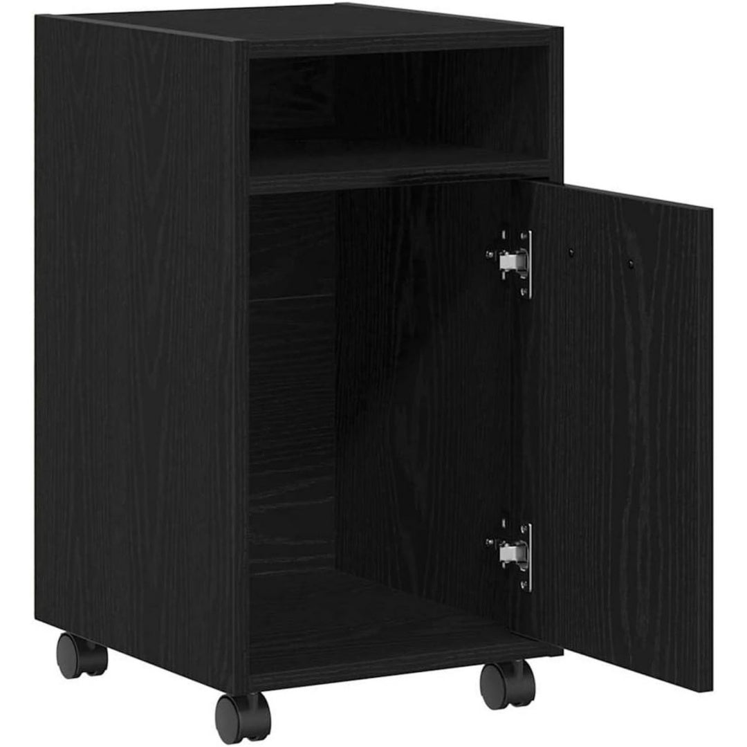 Meuble de rangement de rangement contemporain noir