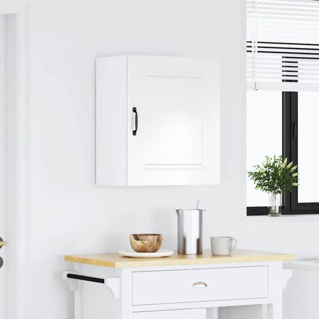 Armoire colonne gris clair, hevea, 50 x 31 x 60 cm, rangement intelligent