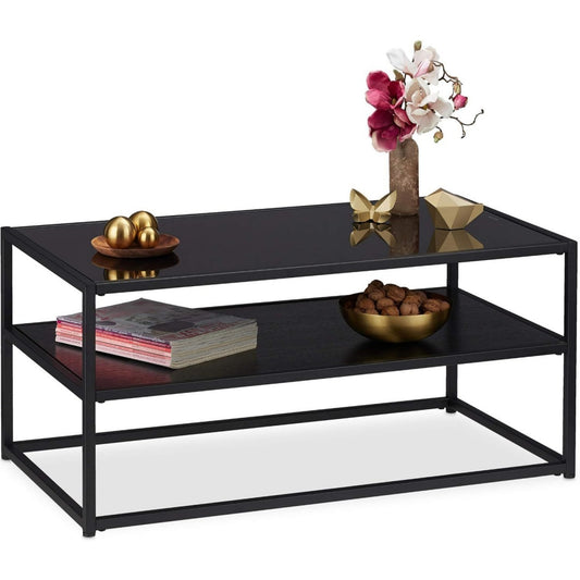 Table basse design en MDF et metal