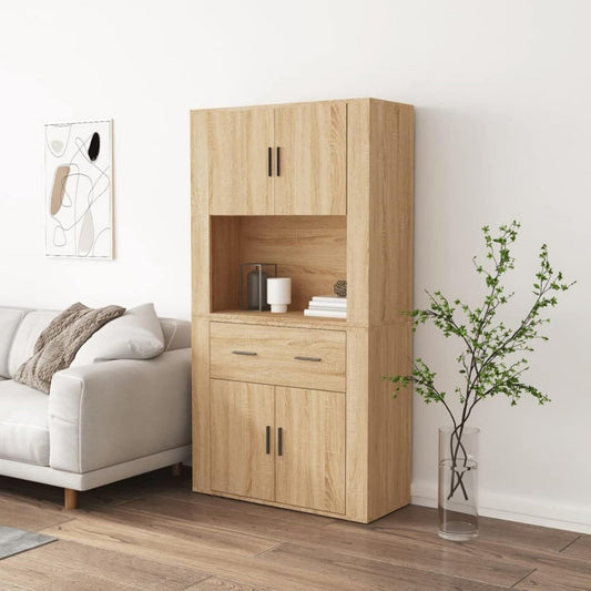 Gris clair enfilade, 96, 5 x 35 x 18, 5 cm