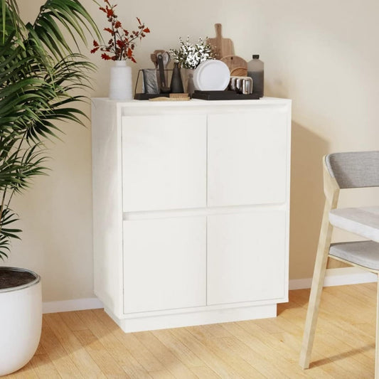 Buffet gris clair 60 x 34 x 75 cm paisible