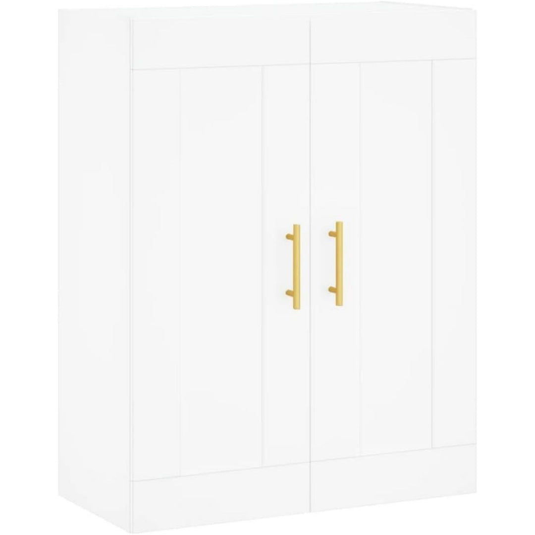 Usage multiple, console murale beige en bois finition doree