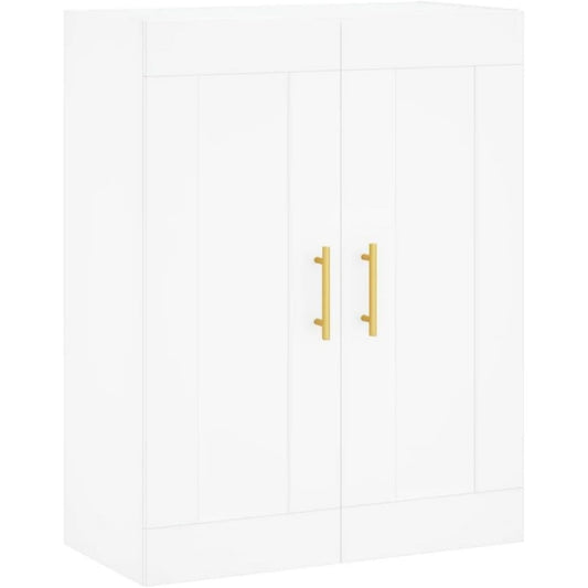 Usage multiple, console murale beige en bois finition doree