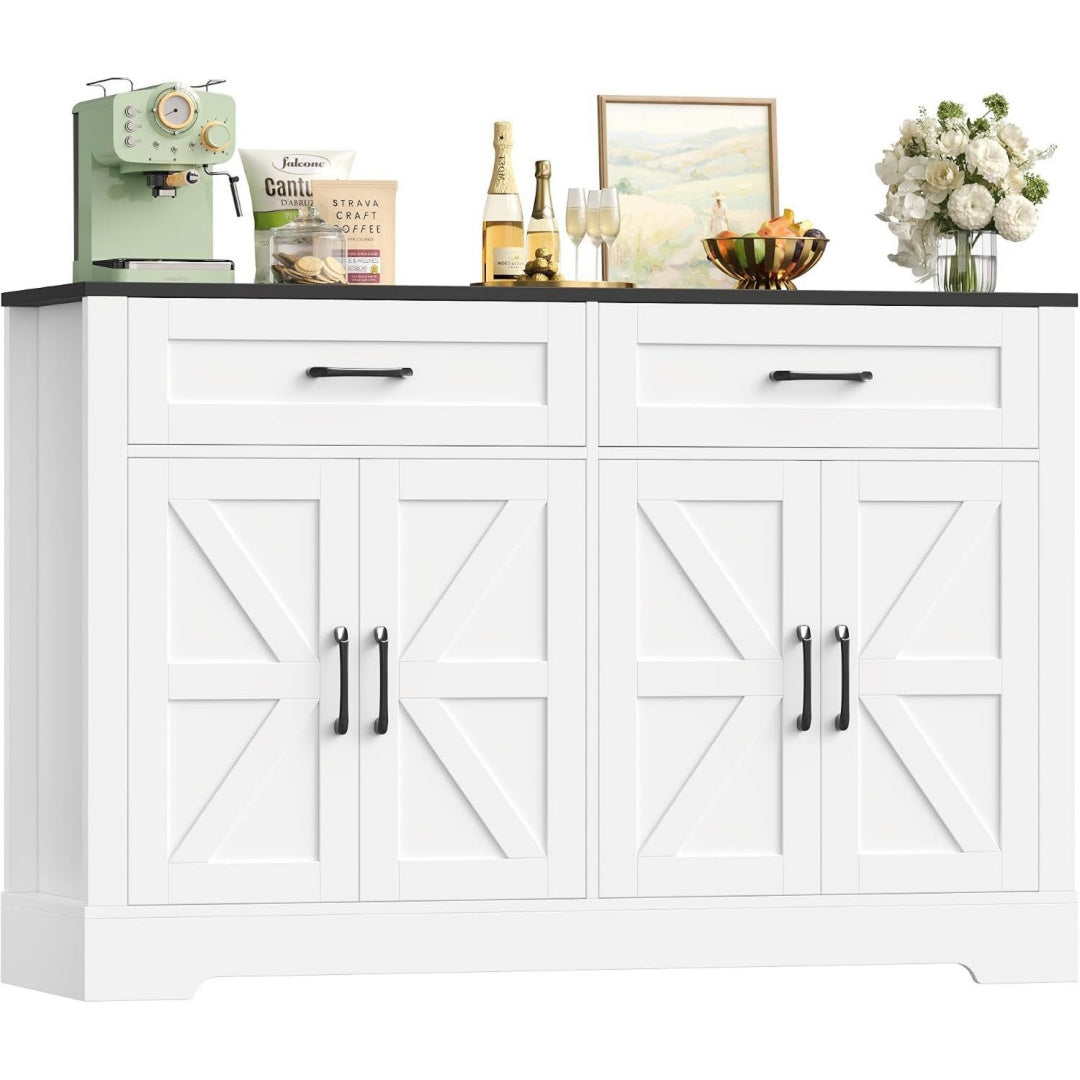 Buffet gris clair style scandinave