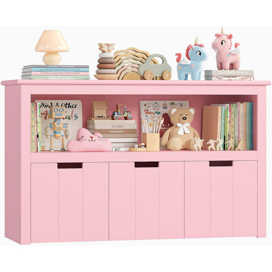 Meuble de rangement rose pour l'entree