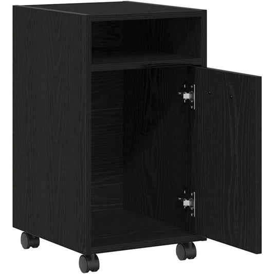 Meuble de rangement de rangement contemporain noir