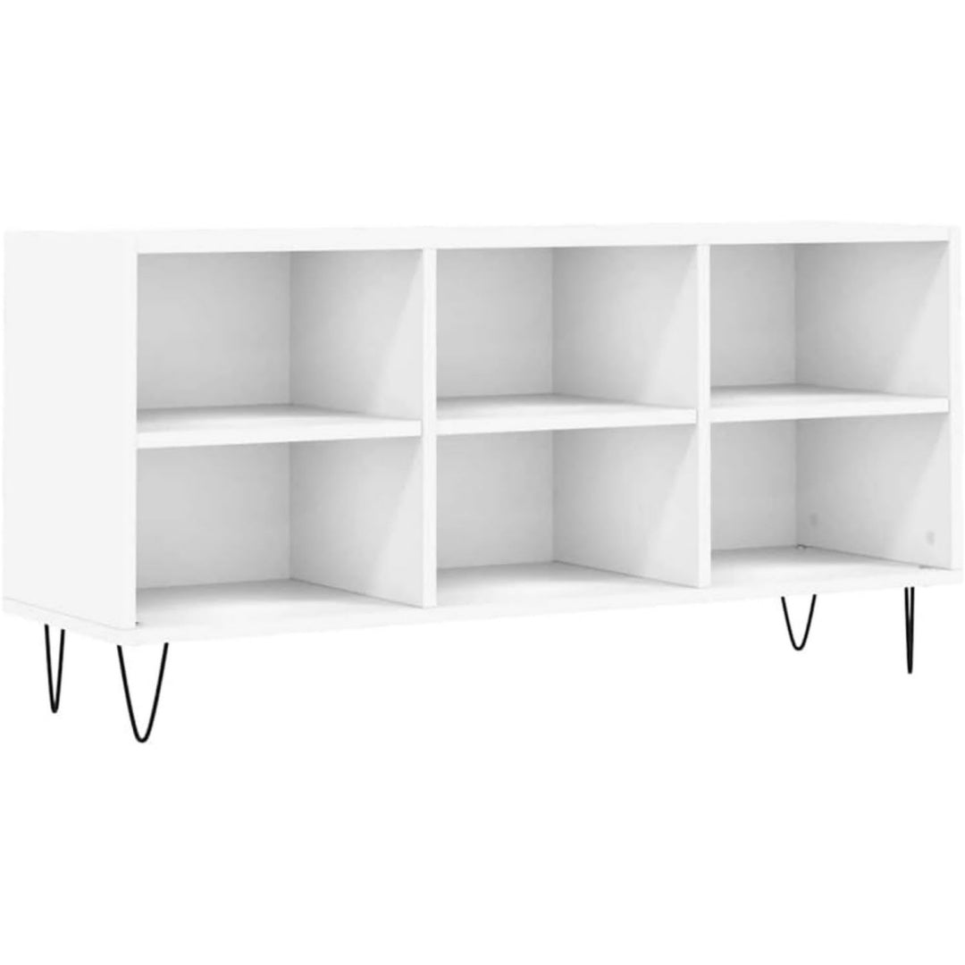 Meuble TV gris clair en bois d'ingenierie 103.5 x 30 x 50 cm