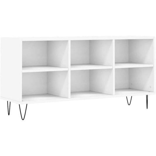 Meuble TV gris clair en bois d'ingenierie 103.5 x 30 x 50 cm